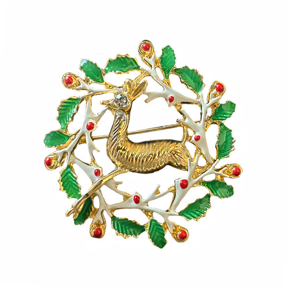 Wholesale Christmas Brooch Zinc Alloy Animal Heart Letters Flower Geometric Electroplating For Women