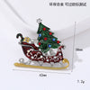 Wholesale Christmas Brooches For Women Alloy Snowflake Snowman Tree And Boot Pins With Diamond Accents