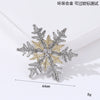 Wholesale Christmas Brooches For Women Alloy Snowflake Snowman Tree And Boot Pins With Diamond Accents