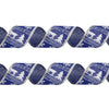 Wholesale Christmas Decorations Cloth Imitation Hemp Ribbon With Christmas Tree Fawn Pattern Mechanical Process