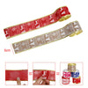 Wholesale Christmas Decorations Cloth Imitation Hemp Ribbon With Christmas Tree Fawn Pattern Mechanical Process