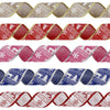 Wholesale Christmas Decorations Cloth Imitation Hemp Ribbon With Christmas Tree Fawn Pattern Mechanical Process