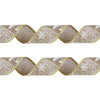Wholesale Christmas Decorations Cloth Imitation Hemp Ribbon With Christmas Tree Fawn Pattern Mechanical Process