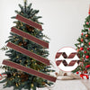 Wholesale Christmas Ribbon Cloth Mechanical 5Cm Sky Blue