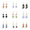 Wholesale Christmas Series Alloy Earrings With Cute Cat Animal Pattern Electroplated For Women