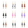 Wholesale Christmas Series Alloy Earrings With Cute Cat Animal Pattern Electroplated For Women