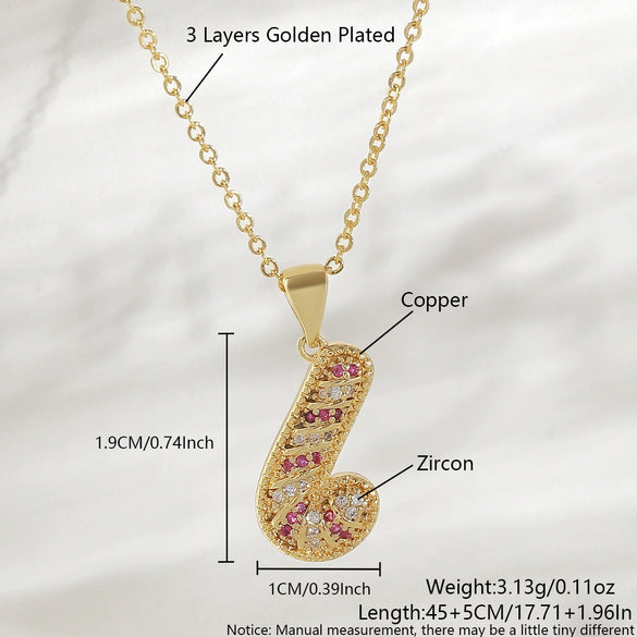 Wholesale Christmas Series Copper 18K Goldplated Pendant Necklace With Christmas Tree Snowman Socks Hat Scepter Light Luxury Style O Word Chain Unisex
