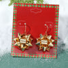 Wholesale Christmas Series Earrings Alloy Cartoon Cute Simulation Snowflake Elk Electroplated
