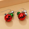 Wholesale Christmas Series Earrings Alloy Cartoon Cute Simulation Snowflake Elk Electroplated
