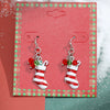 Wholesale Christmas Series Earrings Alloy Cartoon Cute Simulation Snowflake Elk Electroplated