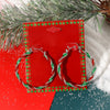 Wholesale Christmas Series Earrings Alloy Cartoon Cute Simulation Snowflake Elk Electroplated