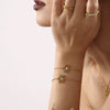 Wholesale Christmas Snowflake Style Titanium Steel Pvd Plated Jewelry For Women With Cnc Zircon And Geometric Design