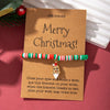Wholesale Christmas Thread Rope Hand Knitted Unisex Couple Bracelet