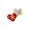 Wholesale Christmas Tree Pendant And Stockings Jewelry Copper With Fruit And Bow Tie Pattern And Zirconia Design