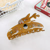 Wholesale Christmas Women's Pvc Handmade Hair Accessories Shark Clip With Snowman Elk Shape