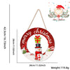 Wholesale Christmas Wooden Sign Cartoon Hollow Snowman Decoration