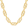 Wholesale Clavicle Chain Alloy Geometric Three Dimensional Pattern Electroplated Unisex Hip Hop Cold Style