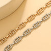 Wholesale Clavicle Chain Alloy Geometric Three Dimensional Pattern Electroplated Unisex Hip Hop Cold Style