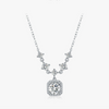 Wholesale Clavicle Chain For Women Old Money Style Geometric 925 Sterling Silver Mosan Diamond