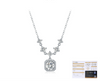 Wholesale Clavicle Chain For Women Old Money Style Geometric 925 Sterling Silver Mosan Diamond