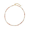 Wholesale Clavicle Chain Handmade Crystal And Natural Stone Geometric Style Necklace For Women