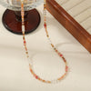 Wholesale Clavicle Chain Handmade Crystal And Natural Stone Geometric Style Necklace For Women