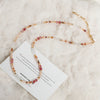 Wholesale Clavicle Chain Handmade Crystal And Natural Stone Geometric Style Necklace For Women