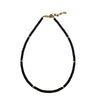 Wholesale Clavicle Chain Handmade With Semiprecious Natural Colored Stones Geometric Style Titanium Steel Pendant Electroplated