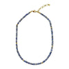 Wholesale Clavicle Chain Handmade With Semiprecious Natural Colored Stones Geometric Style Titanium Steel Pendant Electroplated