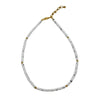 Wholesale Clavicle Chain Handmade With Semiprecious Natural Colored Stones Geometric Style Titanium Steel Pendant Electroplated