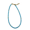 Wholesale Clavicle Chain Handmade With Semiprecious Natural Colored Stones Geometric Style Titanium Steel Pendant Electroplated