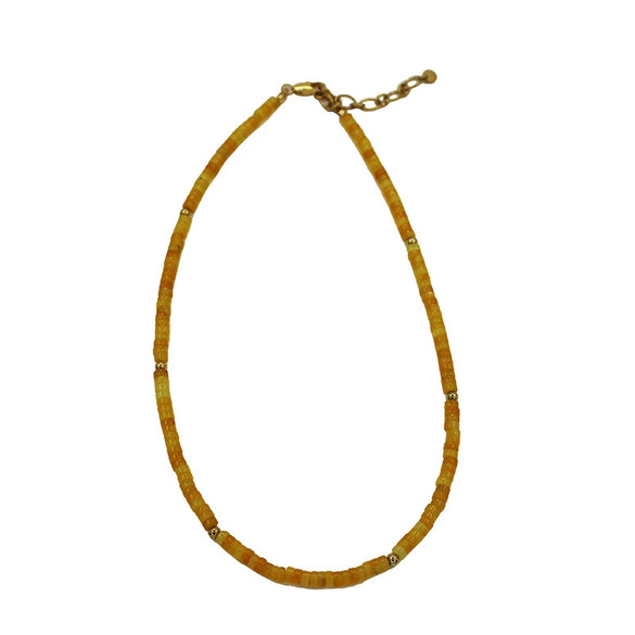Wholesale Clavicle Chain Handmade With Semiprecious Natural Colored Stones Geometric Style Titanium Steel Pendant Electroplated