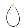 Wholesale Clavicle Chain Handmade With Semiprecious Natural Colored Stones Geometric Style Titanium Steel Pendant Electroplated