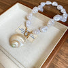 Wholesale Clavicle Chain Imitation Pearl Geometric Handmade Necklace For Women