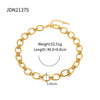 Wholesale Clavicle Chain Jewelry Geometric Style Titanium Steel And Stainless Steel Electroplated For Women