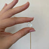 Wholesale Clavicle Chain Natural Abalone Shell Patch Titanium Steel Vacuum Furnace Plated 18K Gold Sixpointed Star Retro Geometric Style