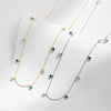 Wholesale Clavicle Chain Necklace S925 Sterling Silver Geometric Inlaid Zircon For Women