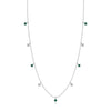 Wholesale Clavicle Chain Necklace S925 Sterling Silver Geometric Inlaid Zircon For Women