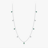 Wholesale Clavicle Chain Necklace S925 Sterling Silver Geometric Inlaid Zircon For Women