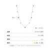 Wholesale Clavicle Chain Necklace S925 Sterling Silver Geometric Inlaid Zircon For Women