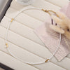 Wholesale Clavicle Chain Necklace 316L Stainless Steel Imitation Pearl Retro Simple Zircon Electroplated For Women
