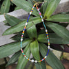 Wholesale Clavicle Chain Organic Glass Geometric Beaded Hand Knitted For Women