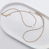 Wholesale Clavicle Chain Organic Glass Pendant Rhinestone Geometric Handwoven For Women