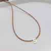 Wholesale Clavicle Chain Organic Glass Pendant Rhinestone Geometric Handwoven For Women