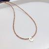 Wholesale Clavicle Chain Organic Glass Pendant Rhinestone Geometric Handwoven For Women