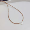 Wholesale Clavicle Chain Organic Glass Pendant Rhinestone Geometric Handwoven For Women
