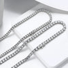 Wholesale Clavicle Chain S925 Sterling Silver Tennis Chain With Zircon Electroplating