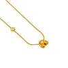 Wholesale Clavicle Chain 316L Stainless Steel And 316L Stainless Steel With English Letter Pendant Electroplating Style For Women