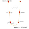 Wholesale Clavicle Necklace 316L Stainless Steel Geometric Electroplated For Women