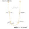 Wholesale Clavicle Necklace 316L Stainless Steel Geometric Electroplated For Women